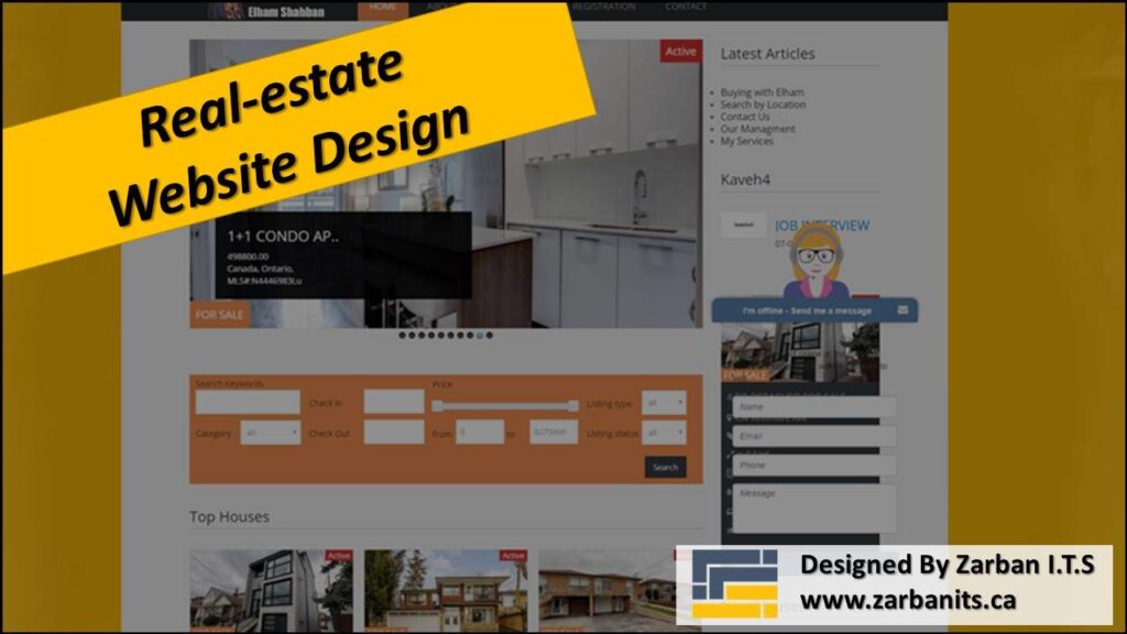 Realestate IDX Website Design