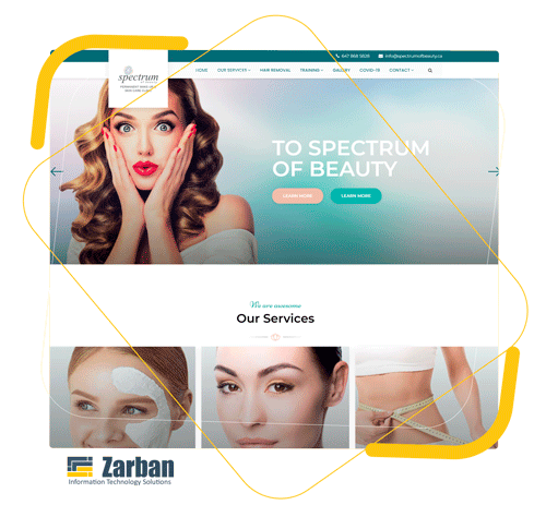 Website Design For Permanent Makeup Clinic in Richmond Hill 1