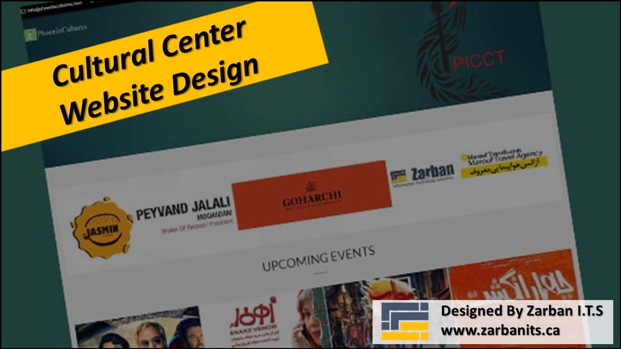 Cultural Center Website Design Toronto