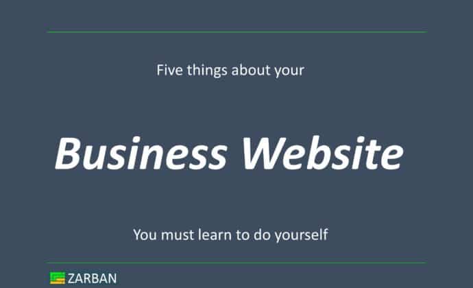Five things you must do for your business website