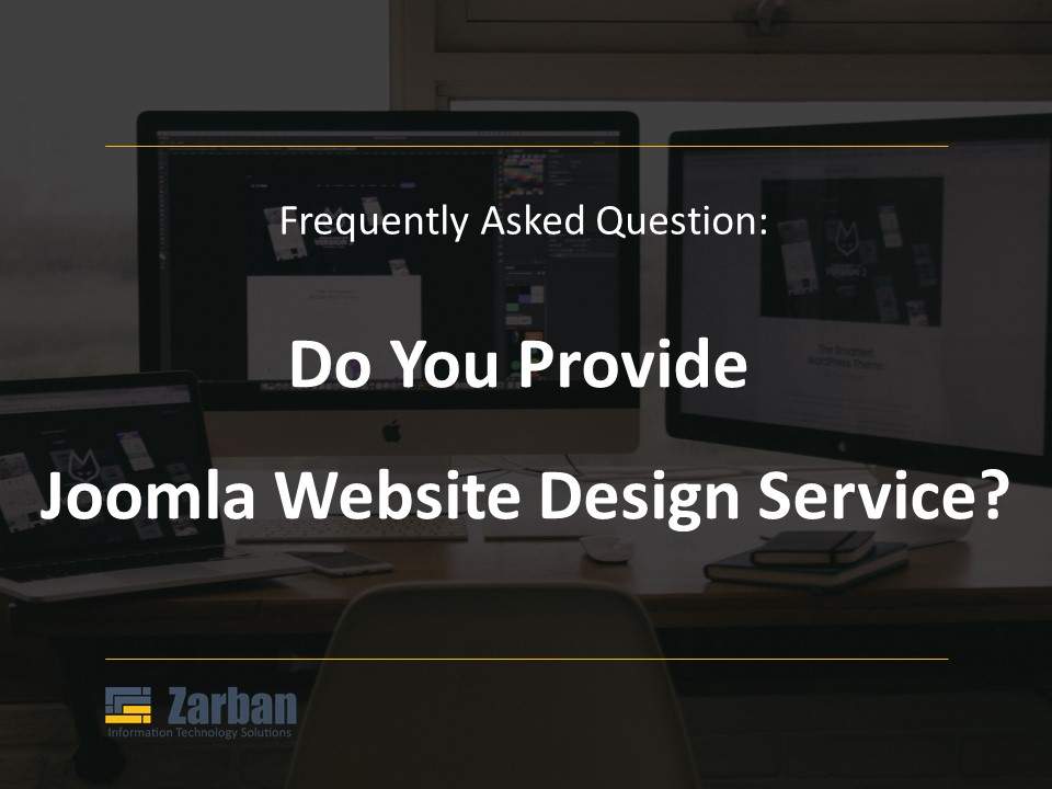 Joomla Web Design in Toronto, Do you Provide this service?